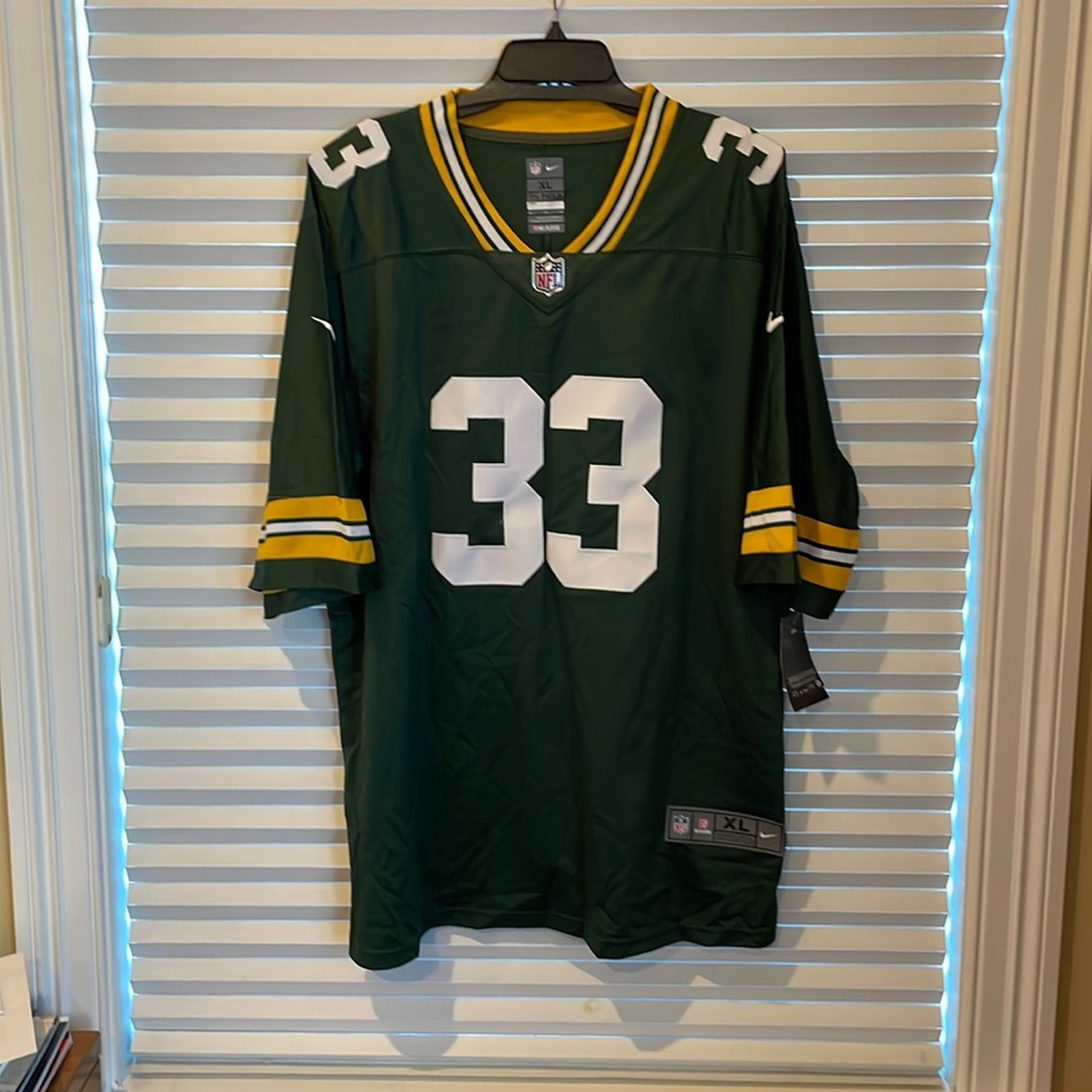 NFL XL ON FIELD Nike Packers #33 JONES Jersey.  NWT, never worn